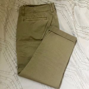 Madewell Khaki Green Chinos